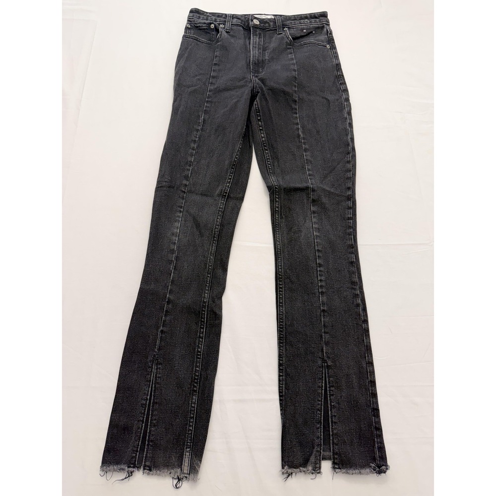 Abercrombie & Fitch The Skinny High Rise Jeans Womens 4 Charcoal 27x30